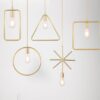 Sanderson Bare Silhouettes Pendant Lamps - gold color