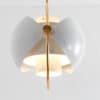 Srokivar Mystic Ring Globe Pendant Lamp - White