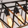 Xenophon Metalworks Long Case Industrial Hanging Lamp - bulb