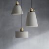 Cenarjor Cement Cone Pendant Lamp - Dining Room 4