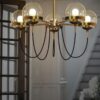Doritas Vintage Globe Glowing Orbs Hanging Lamp - Living Room4