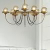 Doritas Vintage Globe Glowing Orbs Hanging Lamp - Living Room8