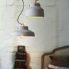 Hannusen Cement Bunker Domes Pendant Lamp - Bedroom