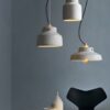 Hannusen Cement Bunker Domes Pendant Lamp - Dining Room