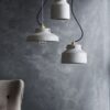 Hannusen Cement Bunker Domes Pendant Lamp - Living Room