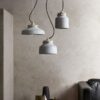 Hannusen Cement Bunker Domes Pendant Lamp - Living Room 3