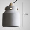 Hannusen Cement Bunker Domes Pendant Lamp - Size