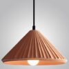 Hilka Cement and Terrazo Series Pendant Lamp - Light ON
