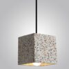 Hilka Cement and Terrazo Series Pendant Lamp - Light ON 5