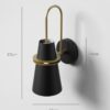 Magnuto Minimalist Classy Tall Cone Wall Lamp - Size 2