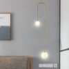 Radley U-shaped Suspension Balls Pendant Lamp - Bedroom 4