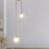 Radley U-shaped Suspension Balls Pendant Lamp - Living Room 5