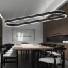 Whistella Grandeur Loop Oval Ring Pendant Lamp - Meeting Room