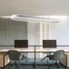 Whistella Grandeur Loop Oval Ring Pendant Lamp - Office Room