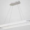 Whistella Grandeur Loop Oval Ring Pendant Lamp - White Remote