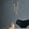 Bamceena Cylindrical Tube Cement Scandinavian Pendant Lamps