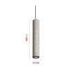 Bamceena Cylindrical Tube Cement Pendant Lamps