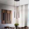 Bamceena Cylindrical Tube Classic Cement Pendant Lamps
