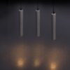 Bamceena Cylindrical Tube Cement Pendant Lamps Luxury