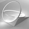 Betina-Dual-Angel-Halo-Rings-Ceiling-Lamp white closeup light
