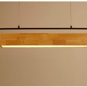 Halfdan Nordic Wooden Bar Chic Pendant Light