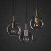 Celarno Metal Accent Glass Globe Pendant Lamp-round