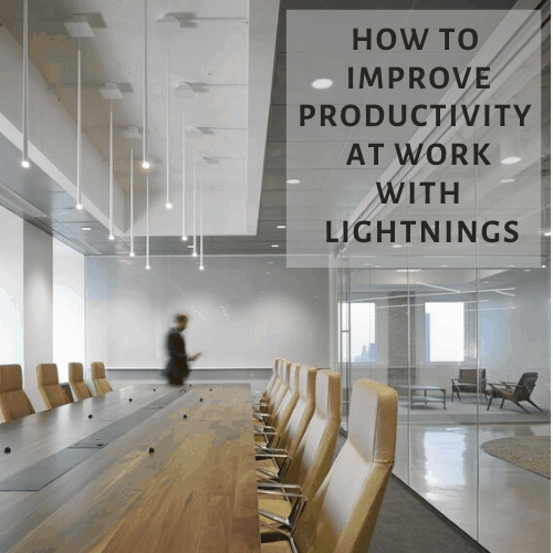 Improving Productivity at Work with Lightings
