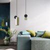 Davidso Coppertone Pendant Lamps-living room