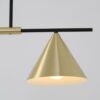 EIVIND Cone Creative Stick Pendant Lamp-triangle lamp shade details