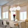 Ferulni Glass Globe Pendant Lamp-dining-lamps