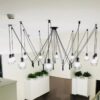 Filippa Pulley Cage Industrial Pendant Lamp-12 bulbs