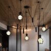 Filippa Pulley Cage Industrial Pendant Lamp-Lifestyle