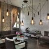 Filippa Pulley Cage Industrial Pendant Lamp-Living Room.2