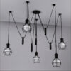 Filippa Pulley Cage Industrial Pendant Lamp-unlit