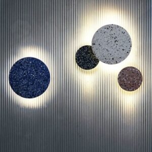 Forrinsta Round Eclipse Terrazzo Wall Lamp-colors