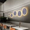 Forrinsta Round Eclipse Terrazzo Wall Lamp-restaurant lightings-wall