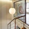 Gasuka Copper Round Globe Pendant Lamp-stairwell-lightings