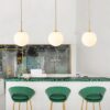 Gasurin Glass Round Globe Pendant Lamp-cafe lightings