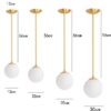 Gasurin Glass Round Globe Pendant Lamp-dimensions