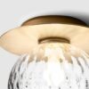 Glenfurdic Dimpled Ball Wall Lamp-closeup-base-plate