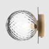 Glenfurdic Dimpled Ball Wall Lamp-side-view