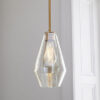 Grojaer Glass House Pendant Lamp-brown-tinted-glass-tall dome