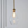 Grojaer Glass House Pendant Lamp-clear-glass-tall dome