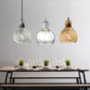 Hubalu Glass Pendant Lamp-dining lamps-3 lamps