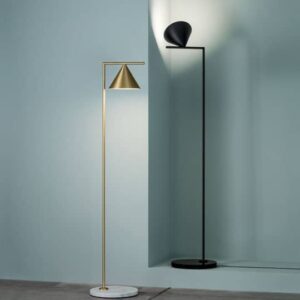 Jerlina Cone-Shaped Luxury Black Modern Floor Lamp