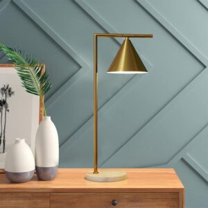 Jerlino Cone Shaped Contemporary Table Lamp
