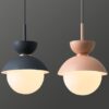 KATRÍN Nordic Bloom Pendant Lamp-dark blue-pink