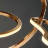 Karolina Elegant Looped Rings Pendant Lamps-closeup
