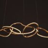 Karolina Elegant Looped Rings Pendant Lamps-light on the dark