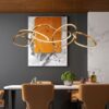 Karolina Elegant Looped Rings Pendant Lamps-restaurant lightings